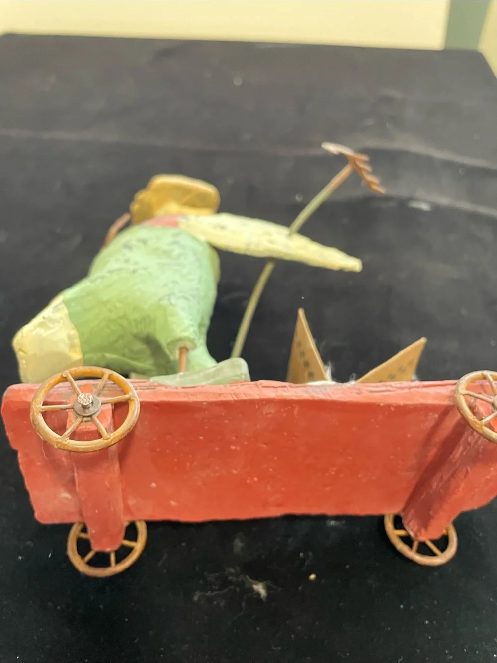 Primatives by Kathy rustic design farmer duck on a cart